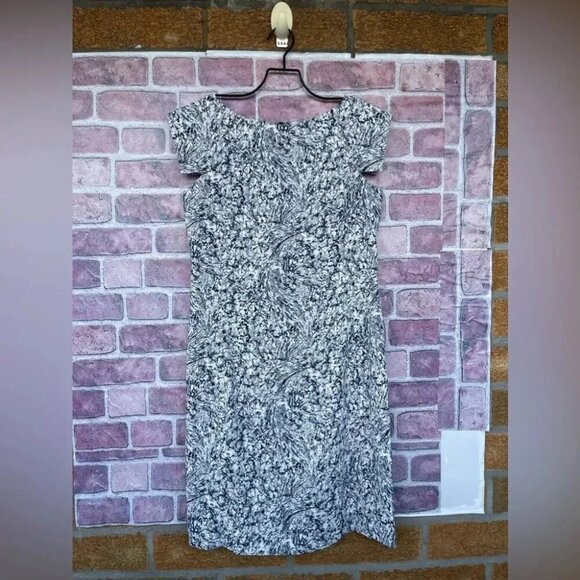 M.M.LaFleur Sarah 4.0 Dress in Indigo Marble size 8 - Picture 4 of 15